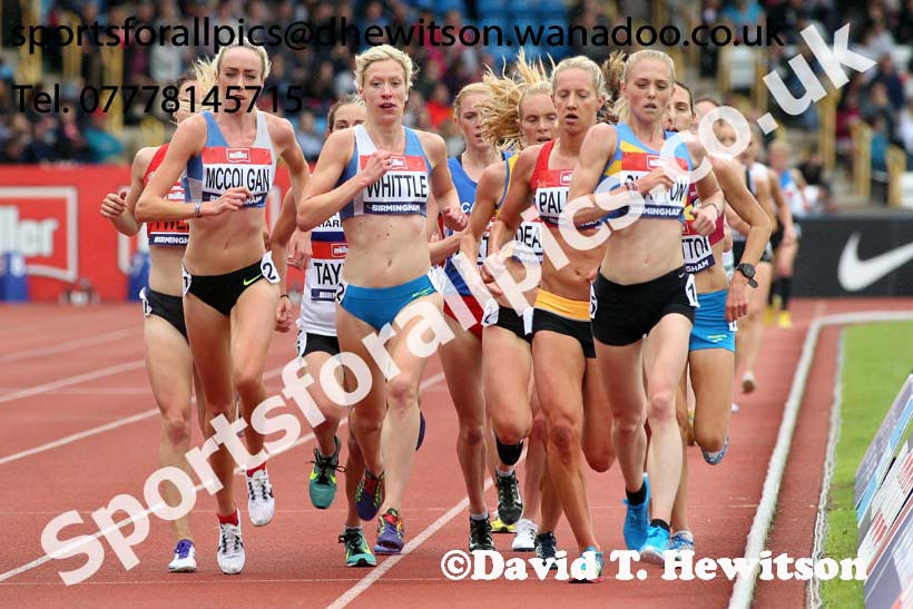 Womens 5000 metres, British Championships, Birmingham. Photo: David T. Hewitson/Sports for All Pics